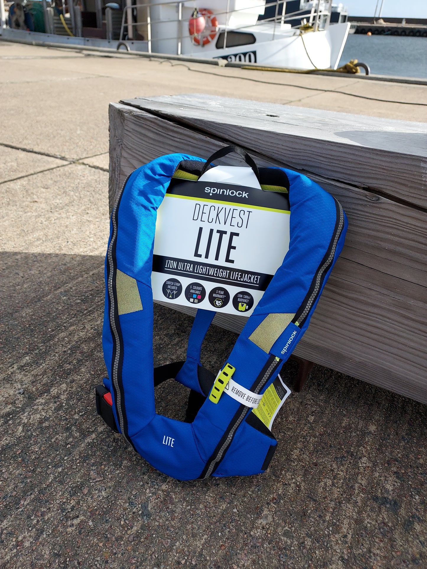 Spinlock LITE Oppustelig redningsvest m. D-Ring 170N Ultra Light Vest