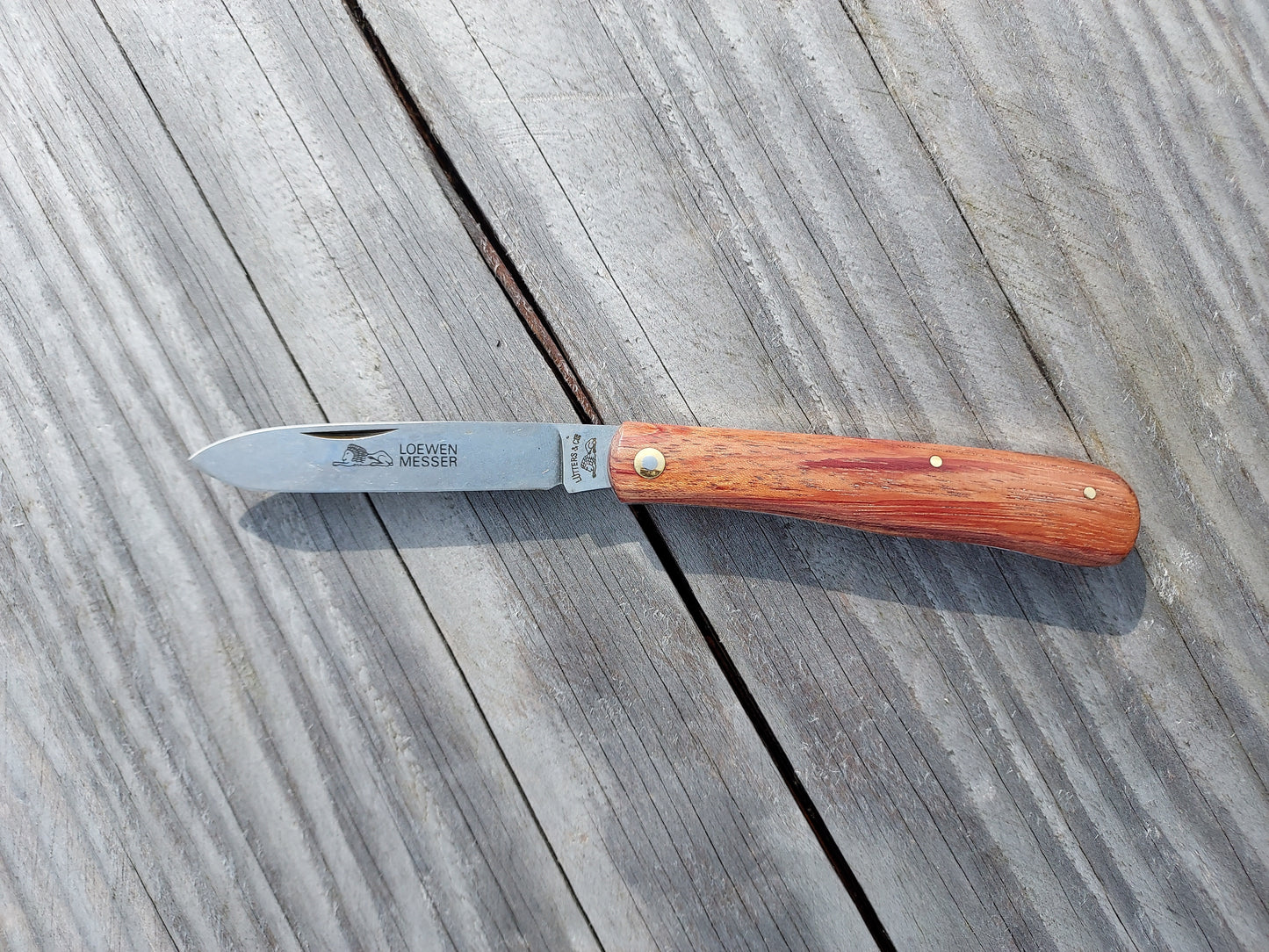 Farfars Løwenmesser foldekniv